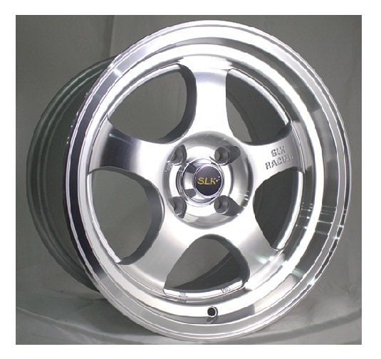 Slk SLK 1462 8x15inç 4x100 Silver Machined Çelik Jant