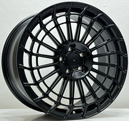 FRM DS743X 9.5X20İNÇ 5X112 ET44 66.5 MAT BLACK XL ÇELİK JANT