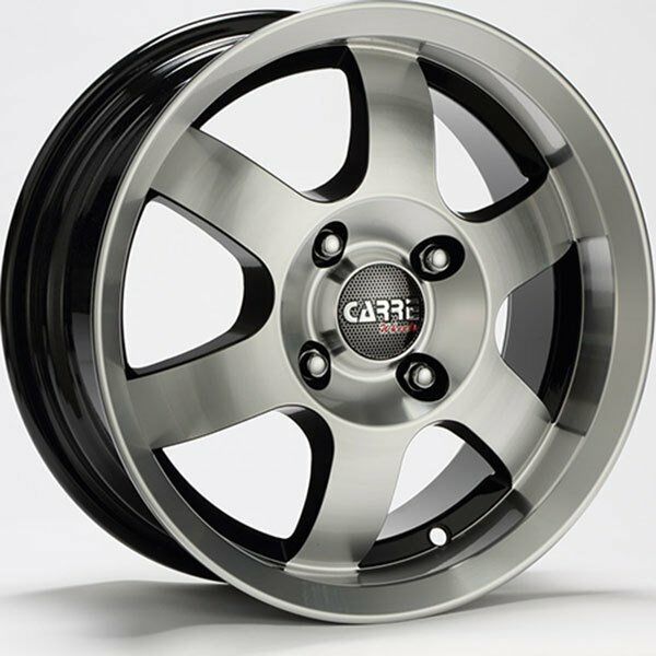 Carre CAR 527 6.5x15inç 5x100 Black Diamond Çelik Jant