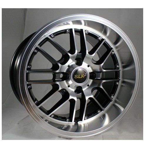 Slk SLK 1463 8x15inç 4x100 Black Machined Çelik Jant