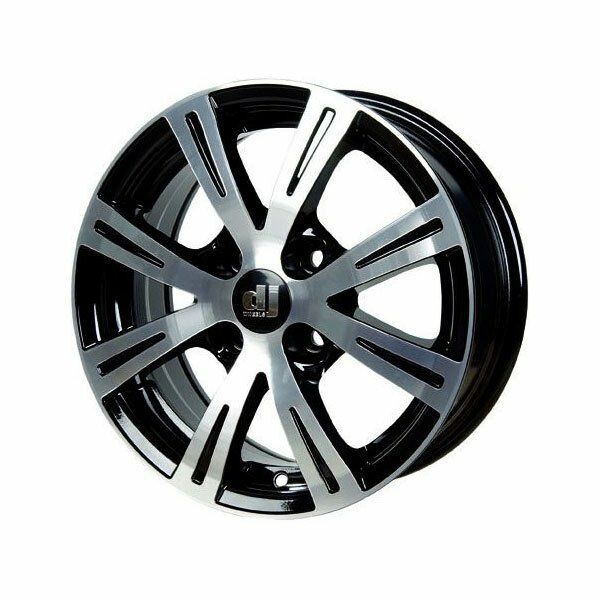 Dj DJ 427 6x14inç 4x98 Black Diamond Çelik Jant