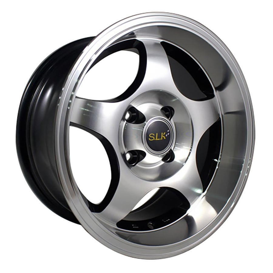 Slk SLK 1465 7x14inç 4x100 Gold Machined Çelik Jant