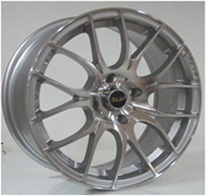 Slk SLK 9019 6.5x15inç 4x100 SILVER MACHINED ÇELİK JANT
