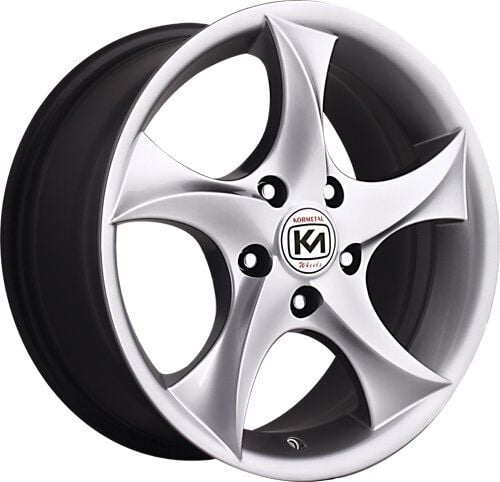 Kormetal KM 444 6x14inç 4x98 Silver Machined Çelik Jant