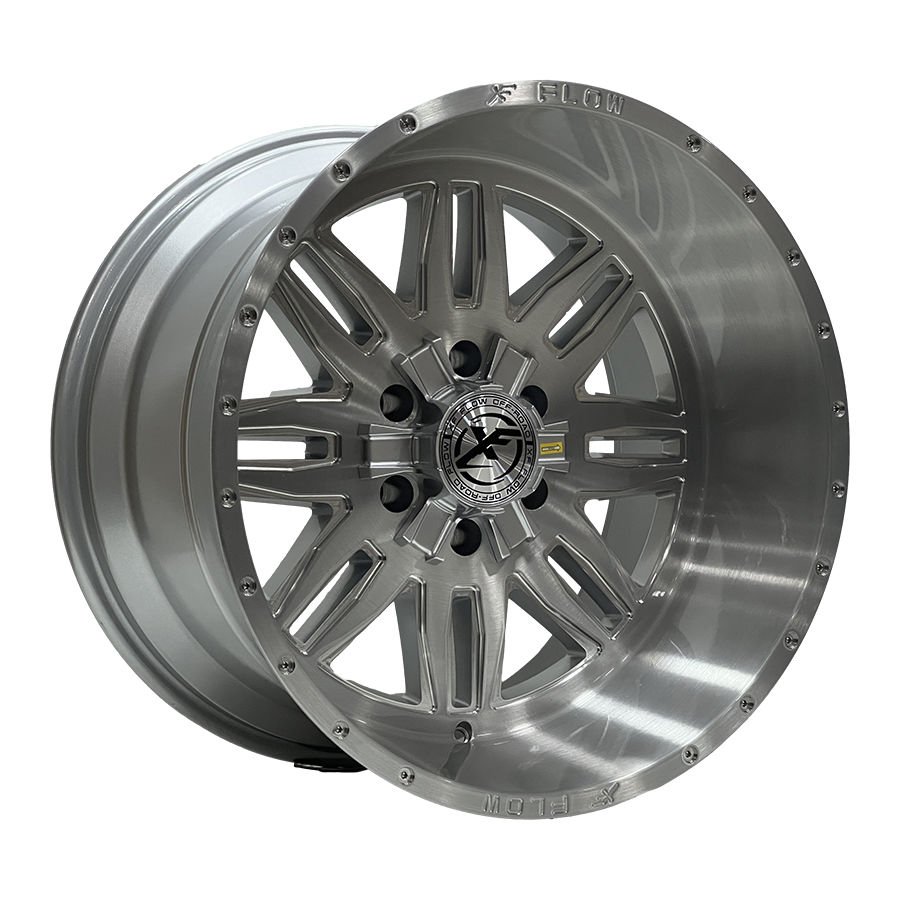 PRT DX8430 12X20İNÇ 6X139.7 ET-44 110 BRUSHED MILLED WINDOW ÇELİK JANT