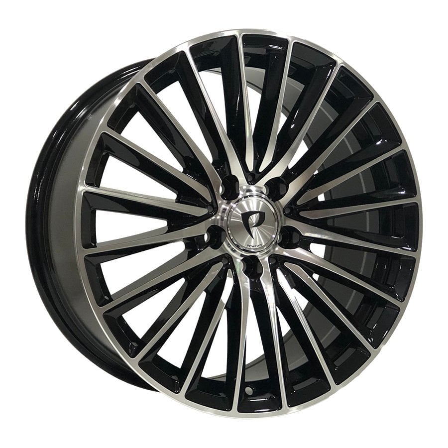 BK 5909 7.5X17İNÇ 5X112 ET45 66.56 BLACK MACHINED XL ÇELİK JANT