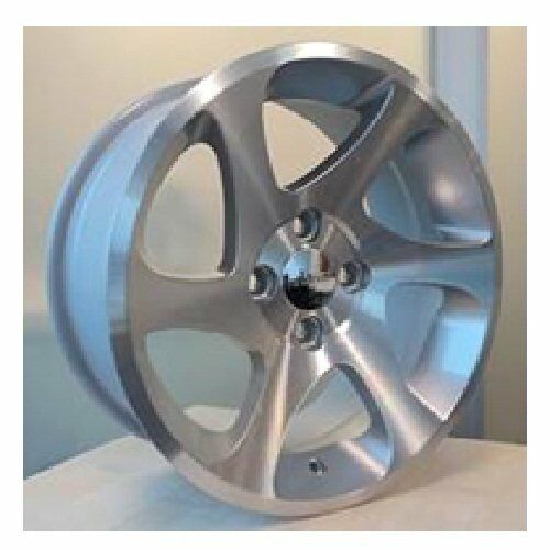 B 015 7x15inç 4x100 Silver+Black Machined Replika Çelik Jant
