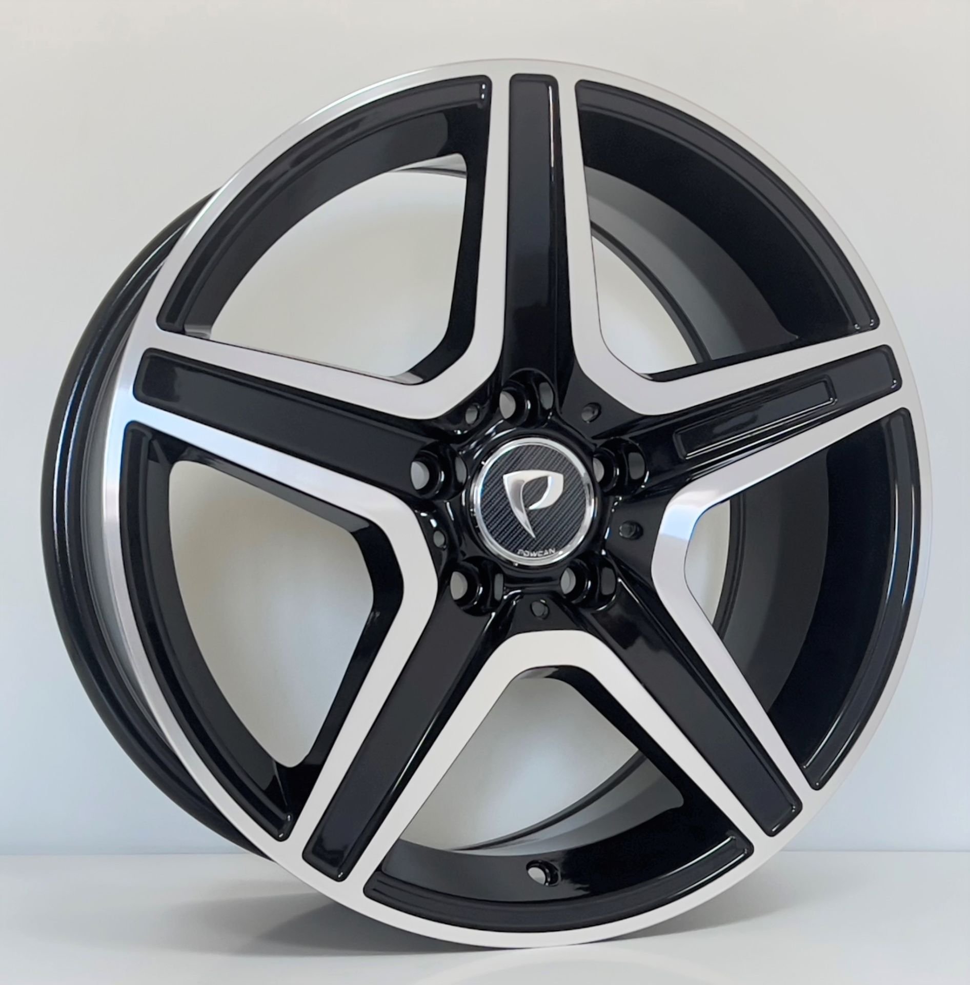BK 105 8.0x17inç 5x112 ET35 66.56 BLACK Machined Replika Çelik Jant