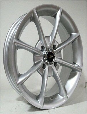 Megatork TORK 217 6x14inç 4x100 et35 73.1 Silver Machined Çelik Jant