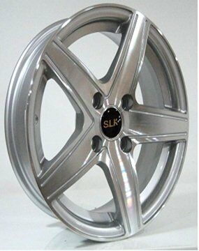 SLK Slk 1105 6.5x15inç 4x100 et35 73.1 Sılver Machined Çelik Jant