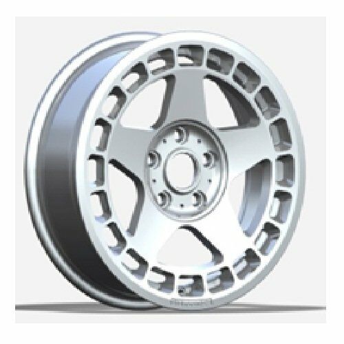 Powcan BK 927 7x15inç 4x100 Silver Machined Çelik Jant FIFTEEN 52 TURBOMAC MODELİ