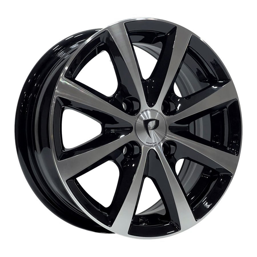 BK 5828 5X13inç 4X100 ET30 73.1 BLACK MACHINED çelik jant