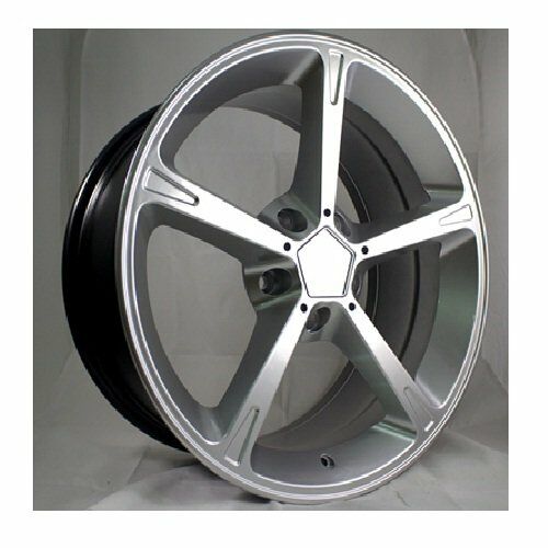 Powcan BK 026 8.0x18inç 5x120 Hyper Silver Bmw Replika Çelik Jant