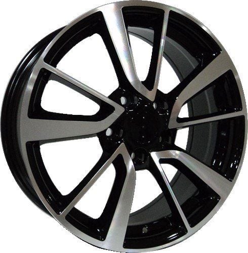 Powcan Bk 853 8x19inç 5x114.3 et45 66.1 HYPER Sılver Machined Çelik Jant