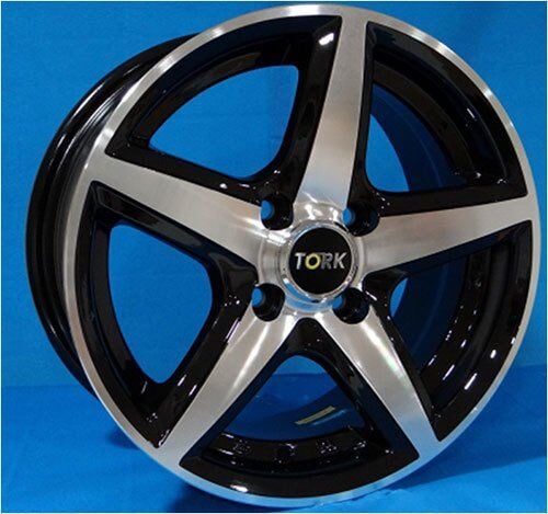 Megatork TORK 244 6x14inç 4x108 Black Machined Çelik Jant