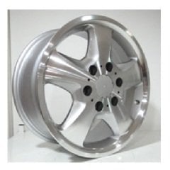 Megatim TIM 491 7x16inç 5x130 Silver Machined Çelik Jant