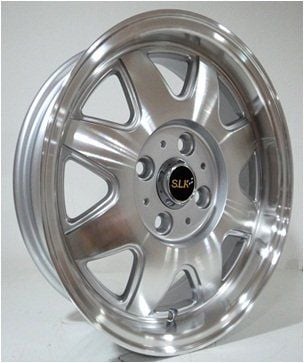 SLK Slk 1546 6x14inç 4x100 et35 73.1 Sılver Machined Çelik Jant