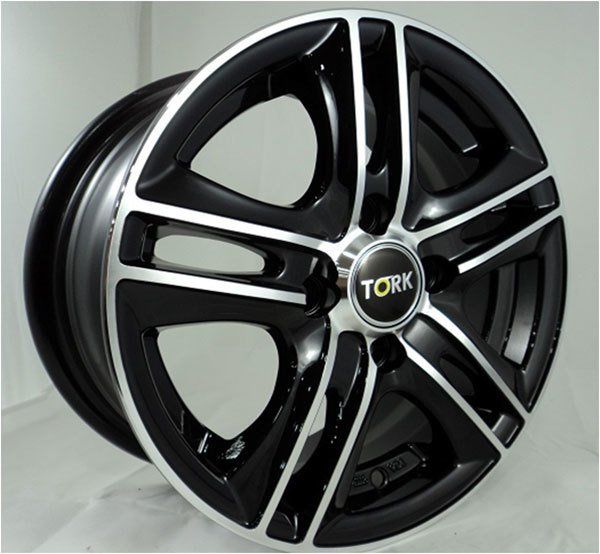Megatork TORK 4801 5.5x14inç 4x100 Black Machined Çelik Jant