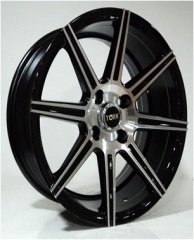 Megatork TORK 3918 7x15inç 4x100 et30 73.1 Black Machined Çelik Jant