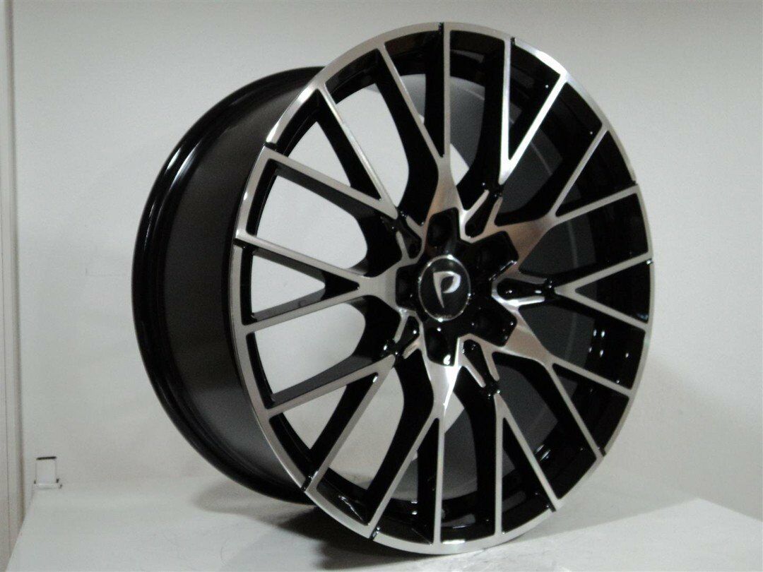 Powcan BK 5441 8x19inç 5x120 BLACK Machined Replika Çelik Jant