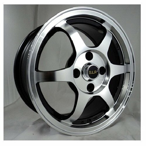 Slk SLK 9021 6x14inç 4x100 Black Machined Çelik Jant