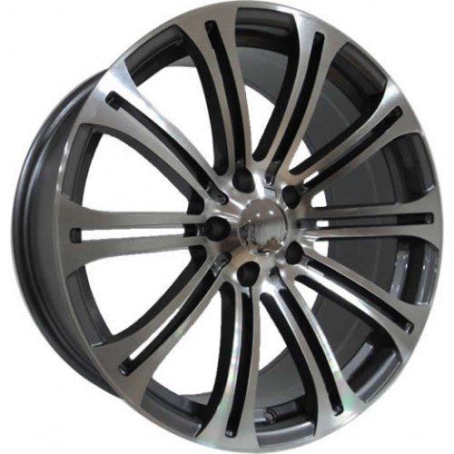 Powcan BK 139 8.5x19inç 5x120 Gun Machined BMW Replika Çelik Jant