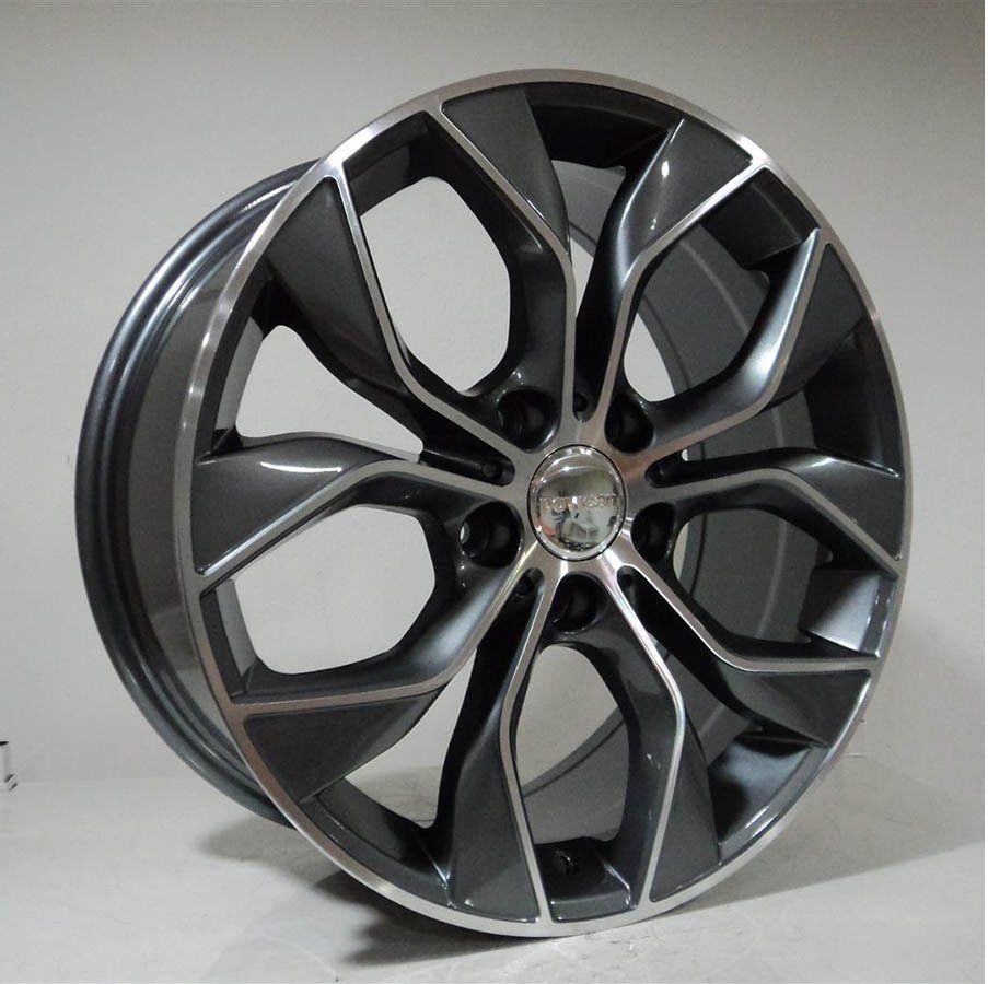 POWCAN BK-922 8x18inç 5x120 ET37 72.56 BLACK Machıned Replika Çelik Jant