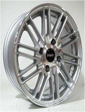 SLK Slk 2077 6.5x15inç 4x100 et35 73.1 Sılver Machined Çelik Jant