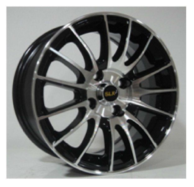 Slk SLK 1489 6.5x15inç 4x100 Black Machined Çelik Jant