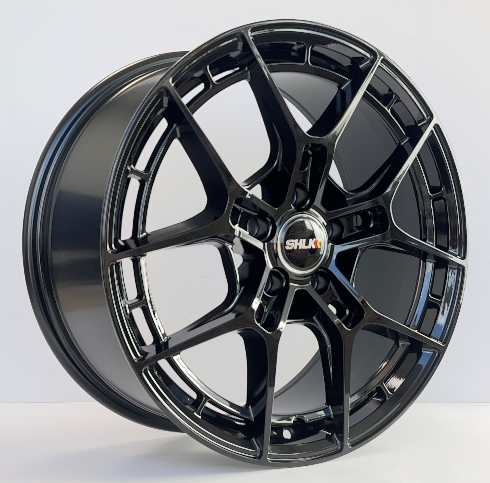 SLK 1955 8X18İNÇ 5X112 ET45 73.1 BLACK ÇELİK JANT