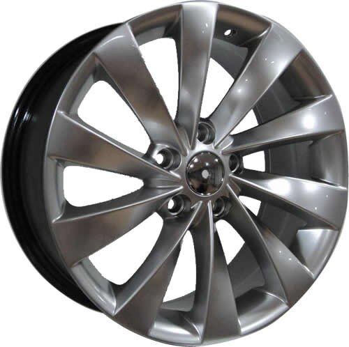Powcan BK 438 8.0x18inç 5x100 Hyper Silver Volkswagen Replika Çelik Jant