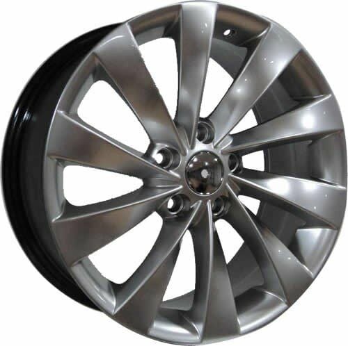Powcan BK 438 6.5x15inç 5x100 Hyper Silver Volkswagen Replika Çelik Jant