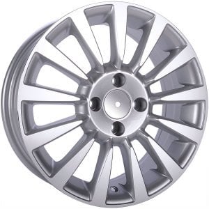 Powcan BK 743 6X15inç 4x98 et35 58.1 Sılver Machined Çelik Jant