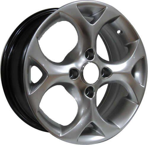 Powcan BK 530 6.5x15inç 4x108 Hyper Silver FORD Replika Çelik Jant