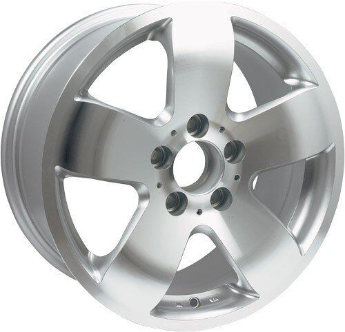 Slk SLK 1014 6.5x15inç 5x112 Silver Machined MERCEDES Replika Çelik Jant