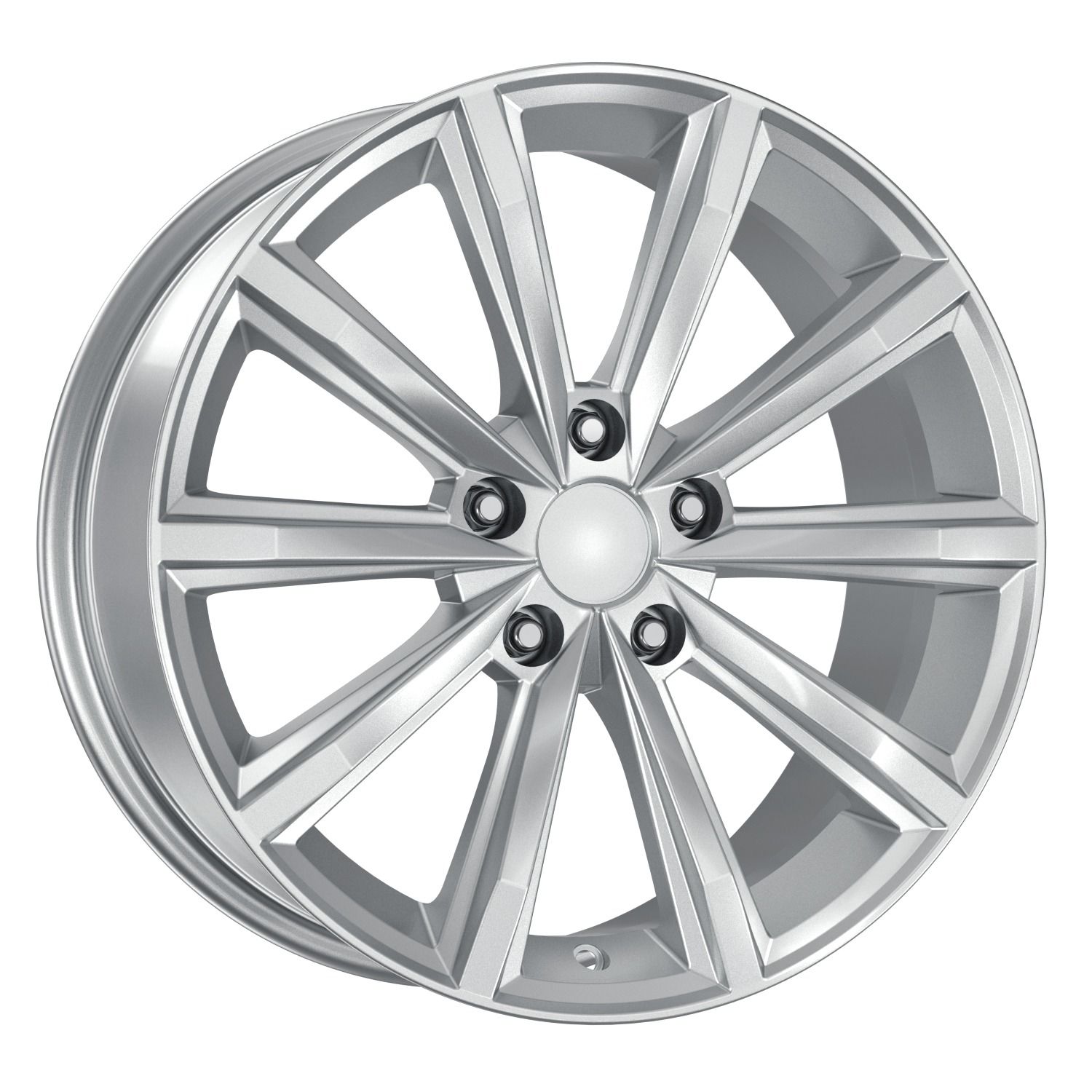 DY 1558 8X18İNÇ 5X112 ET40 57.1 SILVER XL ÇELİK JANT