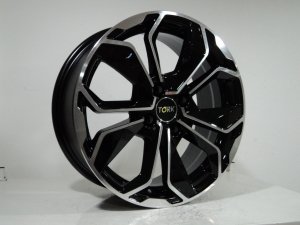 TORK 6362 6.5x16inç 4x100 ET35 60.1 BLACK Machined Çelik Jant