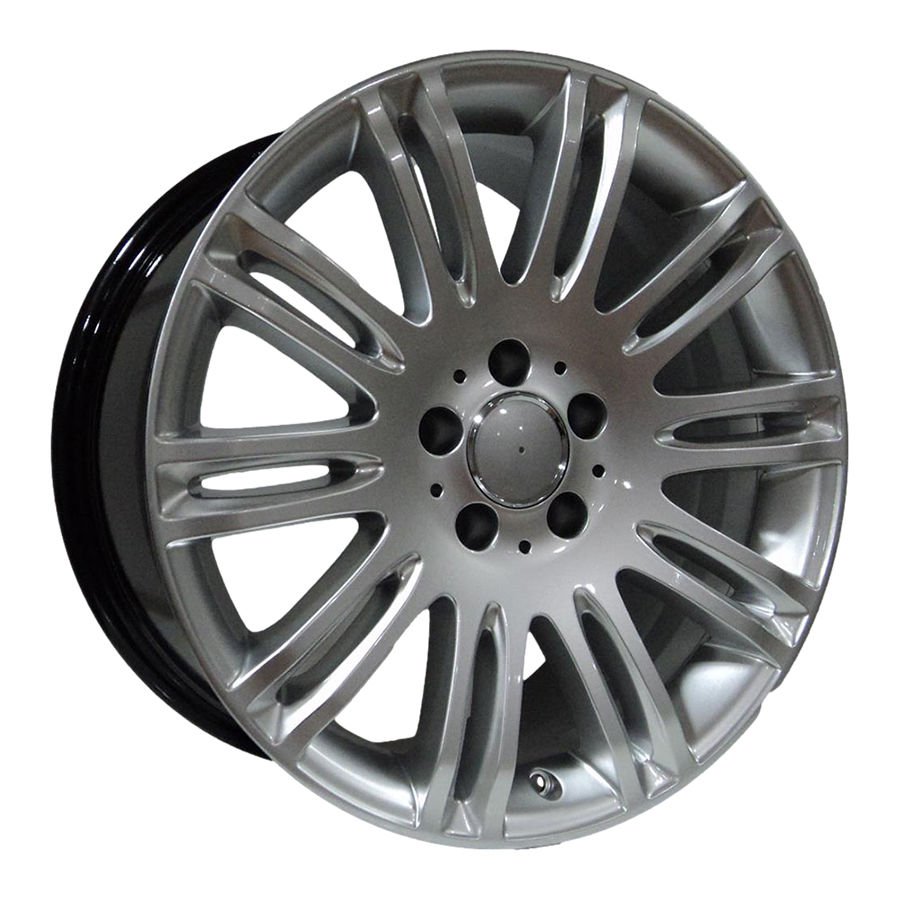 BK 590 8.5x18inç 5x112 ET38 66.56 HYPER SILVER XL ÇELİK JANT