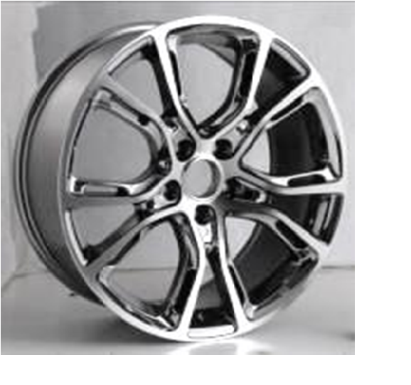 Slk SLK 1582 8x18inç 5x114.3 et 40 73.1 Hyper Silver Machined Çelik Jant