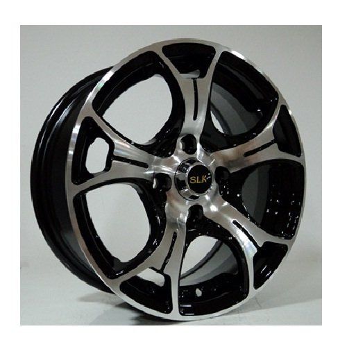 Slk SLK 2047 6.5x15inç 4x100 et 35 73.1 Black Machined Çelik Jant