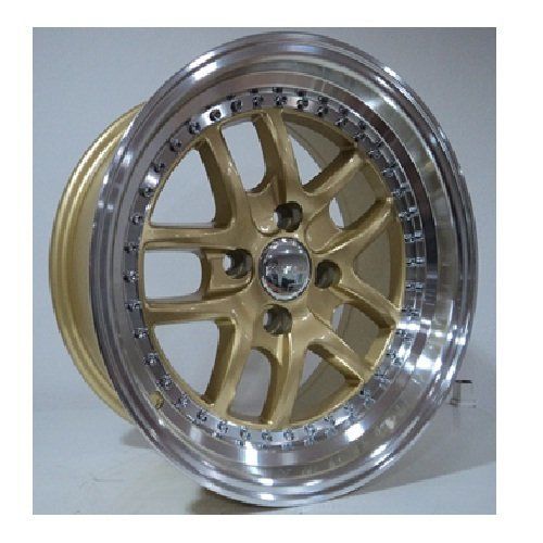 Powcan BK 661 8X15inç 4X100 GOLD MACHİNED ÇELİK JANT