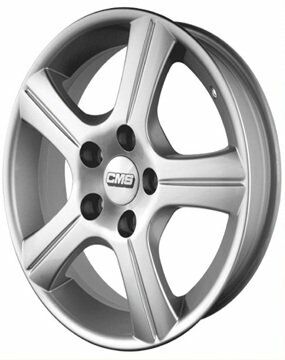 CMS 313 6.5x15inç 5x112 57.1 Silver Machined Çelik Jant