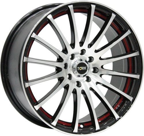Megatork TORK 367 6.5x15inç 4x100/108 Black Under Red Çelik Jant