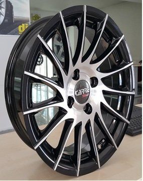 Carre CAR 503 6.5x15inç 4x108 et35 67.1 Black Machined Çelik Jant
