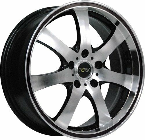Megatork TORK 456 6x14inç 4x100 Black Machined Siyah