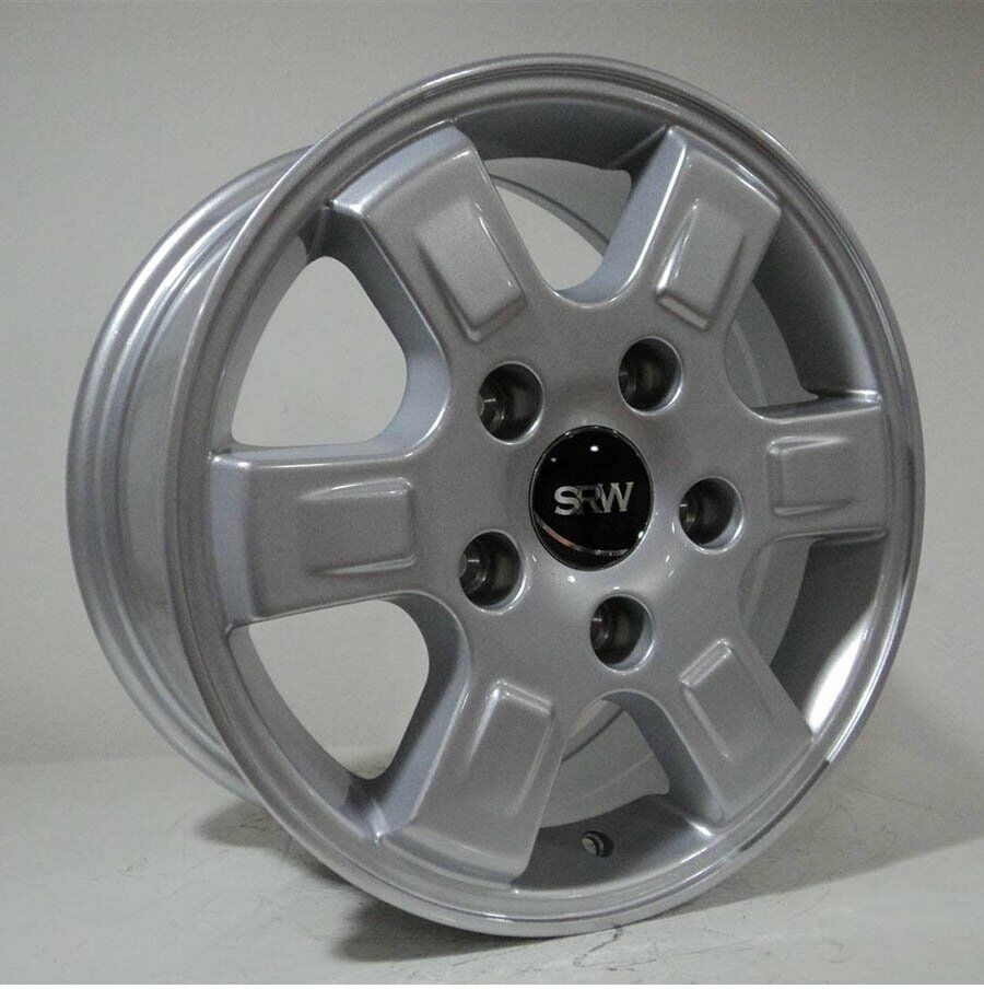 SRW 6096 7x15inç 5x130 et50 84.1 Silver Machined Çelik Jant
