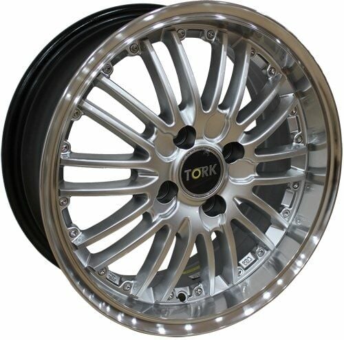 Megatork TORK 820 6x14inç 4x100 SILVER MACHINED ÇELİK JANT
