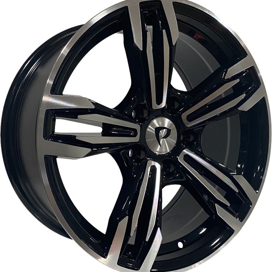 BK 5730 8.5X18İNÇ 5X120 ET34 72.56 BLACK MACHINED XL ÇELİK JANT