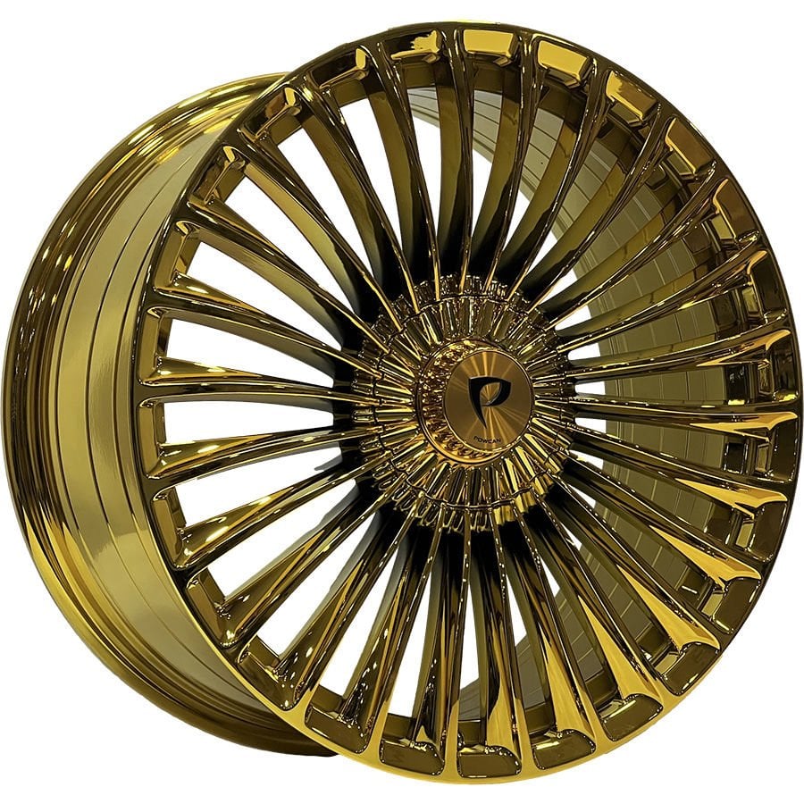 BK 3S198 8.5X19 inç 5X112 ET38 66.56 GOLD CHROME XL