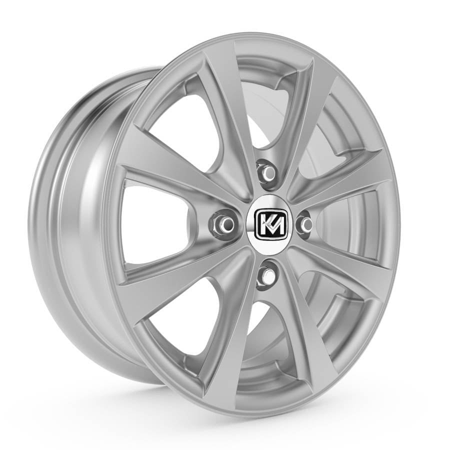 KM 773 5.5X13inç 4X100 ET28 67.1 SILVER XL ÇELİK JANT